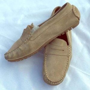 NEW Zara Woman Ivory Moccasins Size 6